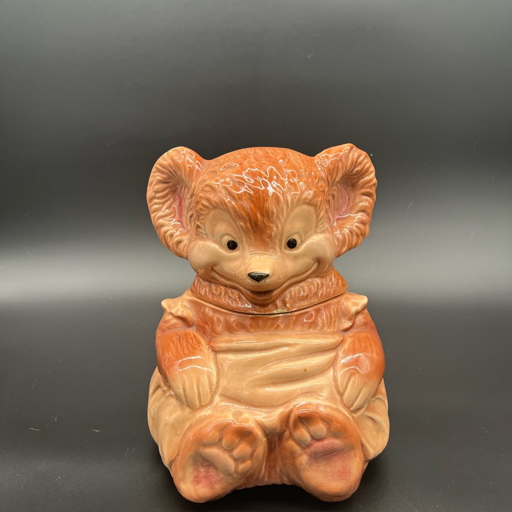 Brush McCoy teddy bear cookie jar